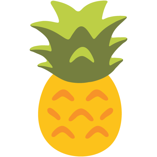파인애플 as drawn by Google in Android 7.1