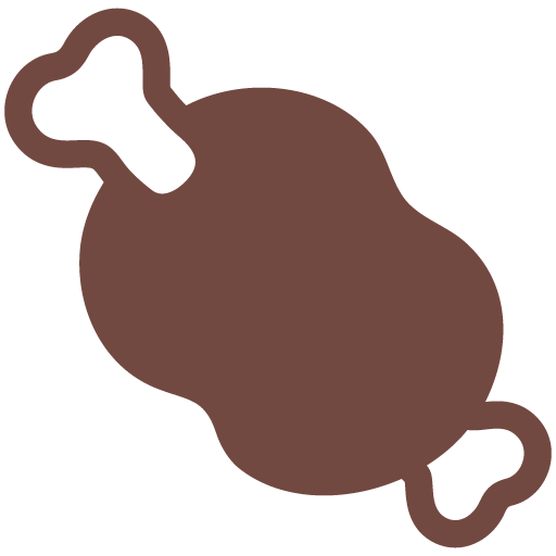 Meat on Bone as drawn by Google in Android 7.1