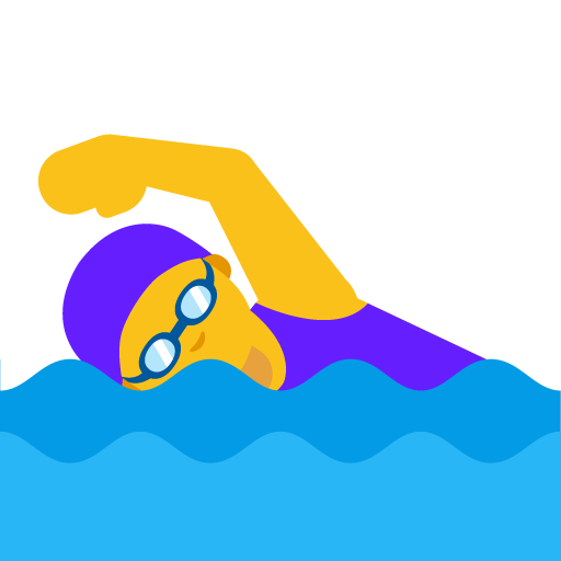 Woman Swimming, the previous design