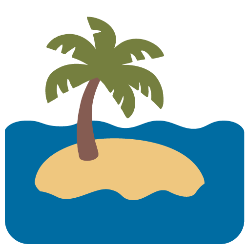 Desert Island, the previous design
