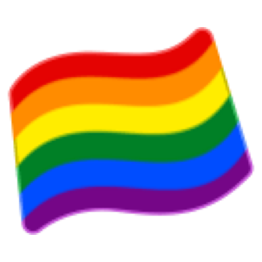 Rainbow Flag as drawn by Google in Android 7.1