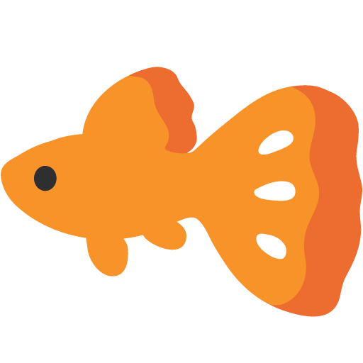 Tropical Fish as drawn by Google in Android 7.1