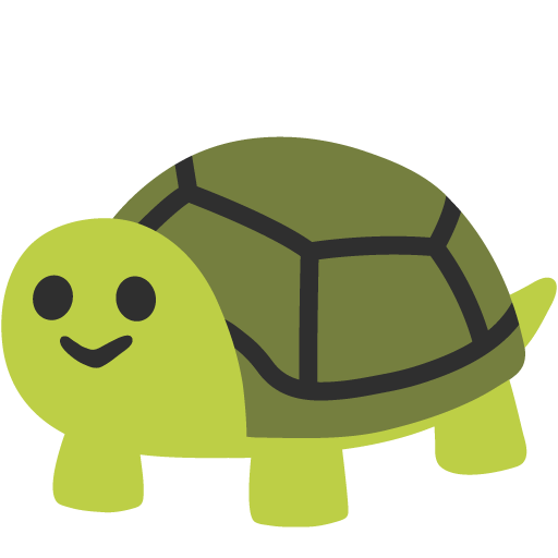 Schildkröte as drawn by Google in Android 7.1