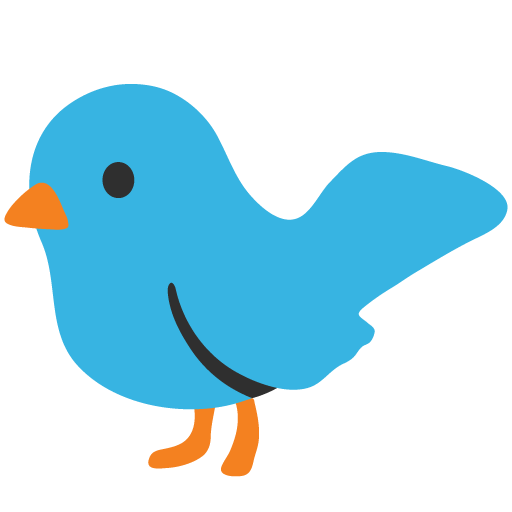 Bird as drawn by Google in Android 7.1