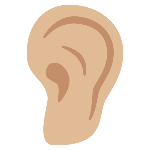 Ear: Medium-Light Skin Tone, the previous design
