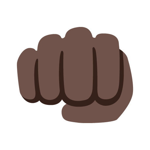Oncoming Fist: Dark Skin Tone, the previous design