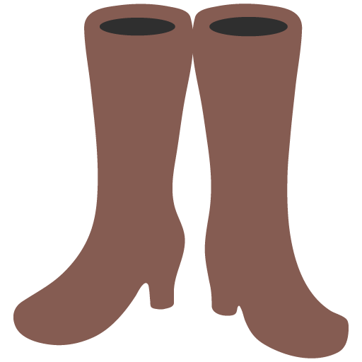 Woman’s Boot as drawn by Google in Android 7.1