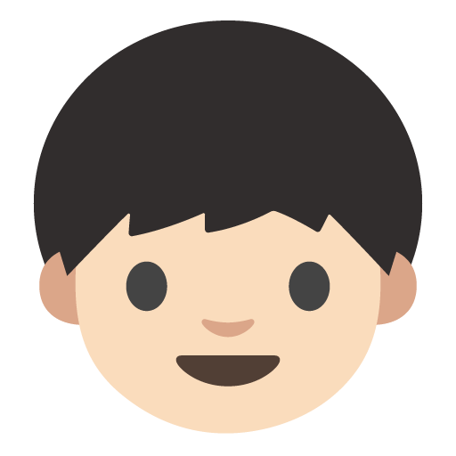 Boy: Light Skin Tone, the previous design