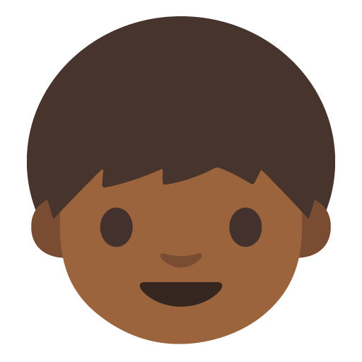Boy: Medium-Dark Skin Tone, the previous design