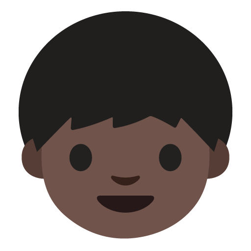 Boy: Dark Skin Tone, the previous design