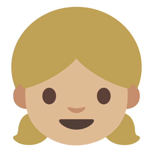 Girl: Medium-Light Skin Tone, the previous design