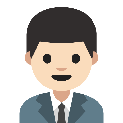 Man Office Worker: Light Skin Tone, the previous design