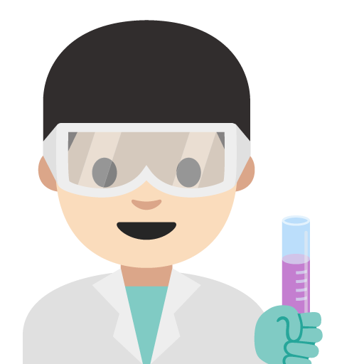 Man Scientist: Light Skin Tone, the previous design