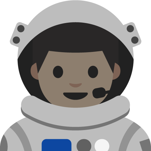 Man Astronaut: Light Skin Tone, the previous design