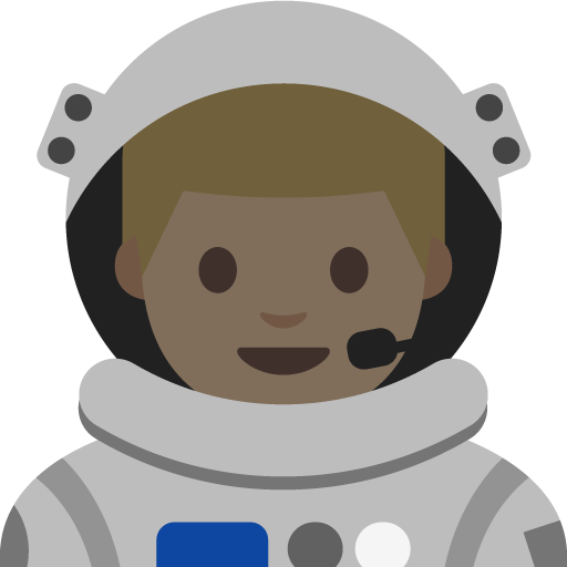 Man Astronaut: Medium-Light Skin Tone, the previous design
