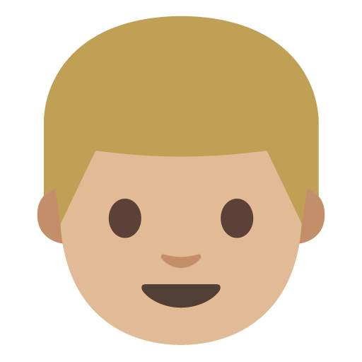Man: Medium-Light Skin Tone, the previous design