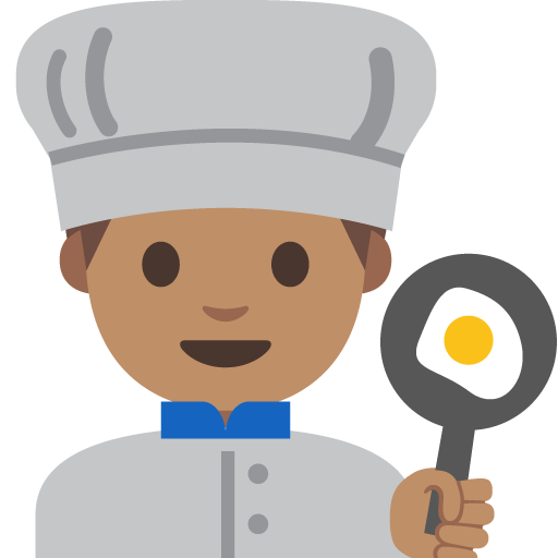Man Cook: Medium Skin Tone, the previous design
