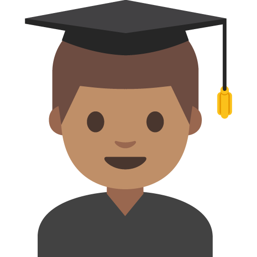 Man Student: Medium Skin Tone, the previous design
