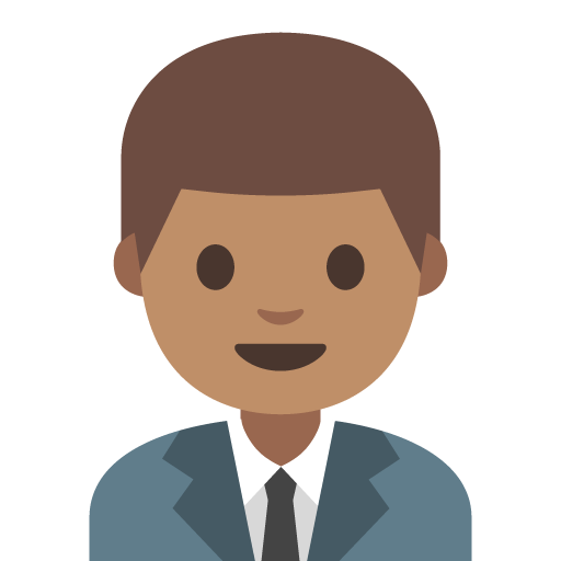 Man Office Worker: Medium Skin Tone, the previous design