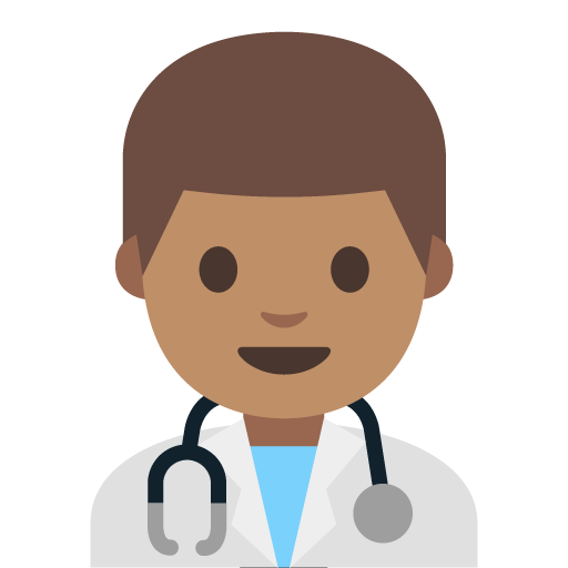 Man Health Worker: Medium Skin Tone, the previous design
