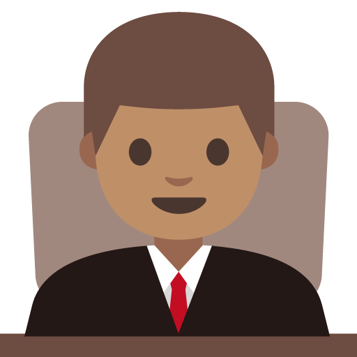 Man Judge: Medium Skin Tone, the previous design