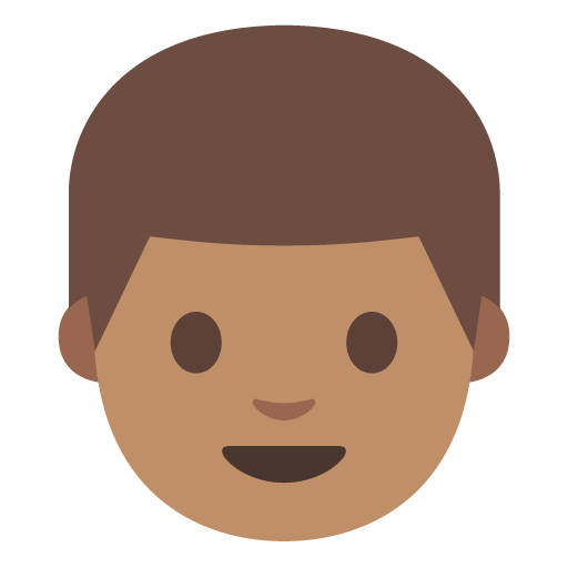 Man: Medium Skin Tone, the previous design