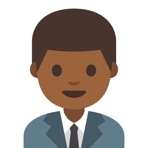 Man Office Worker: Medium-Dark Skin Tone, the previous design