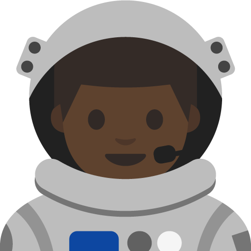 Man Astronaut: Medium-Dark Skin Tone, the previous design