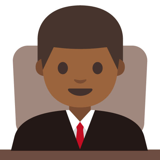 Man Judge: Medium-Dark Skin Tone, the previous design