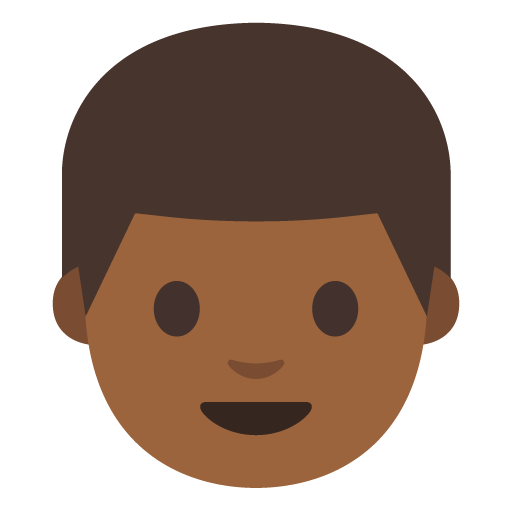Man: Medium-Dark Skin Tone, the previous design
