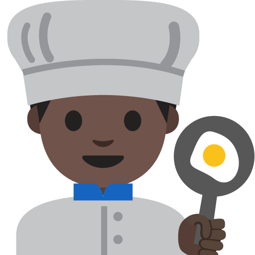 Man Cook: Dark Skin Tone, the previous design