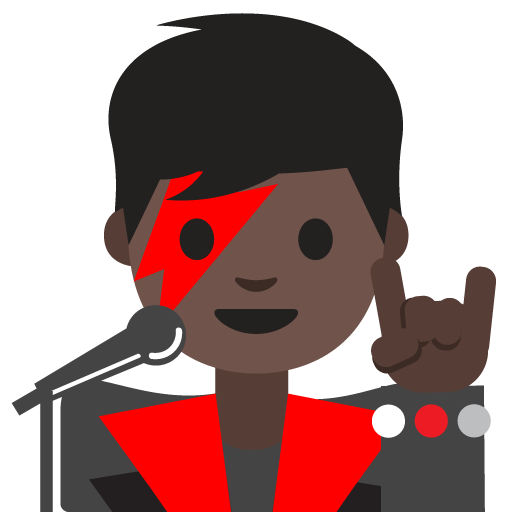 Man Singer: Dark Skin Tone, the previous design