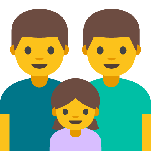 Family: Man, Man, Girl, the previous design