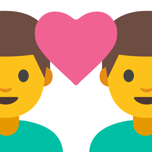 Couple with Heart: Man, Man, the previous design