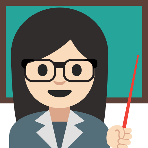 Woman Teacher: Light Skin Tone, the previous design