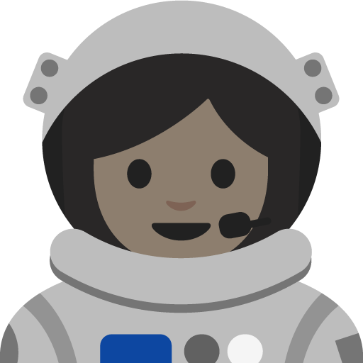 Woman Astronaut: Light Skin Tone, the previous design