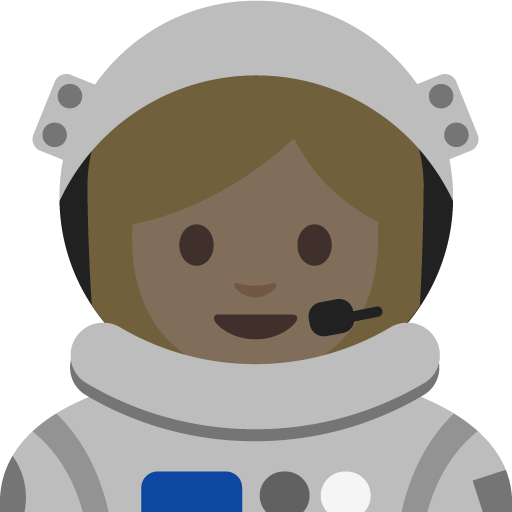 Woman Astronaut: Medium-Light Skin Tone, the previous design