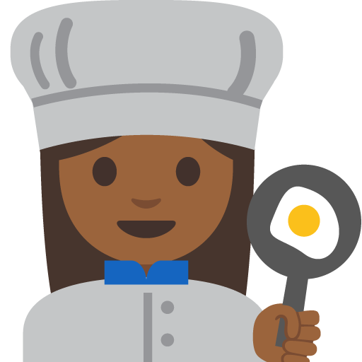 Woman Cook: Medium-Dark Skin Tone, the previous design