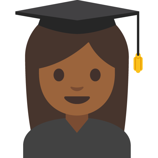 Woman Student: Medium-Dark Skin Tone, the previous design