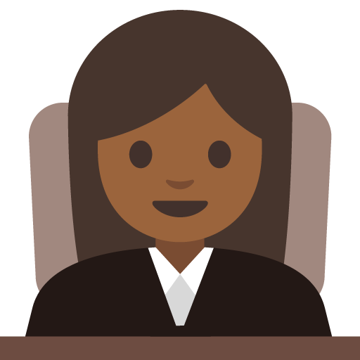 Woman Judge: Medium-Dark Skin Tone, the previous design
