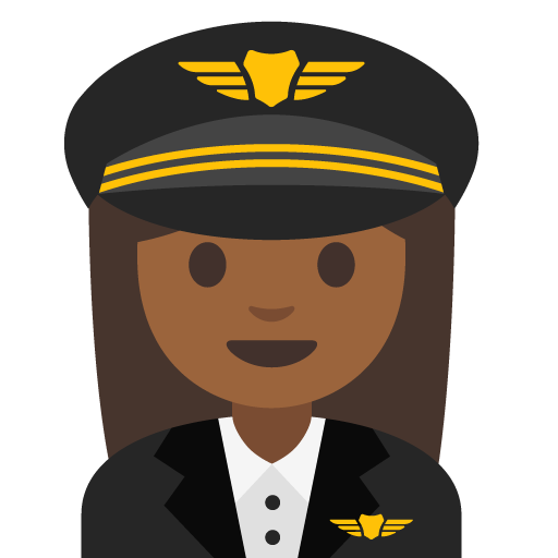 Woman Pilot: Medium-Dark Skin Tone, the previous design