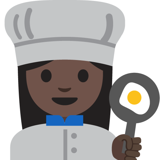 Woman Cook: Dark Skin Tone, the previous design