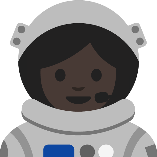Woman Astronaut: Dark Skin Tone, the previous design