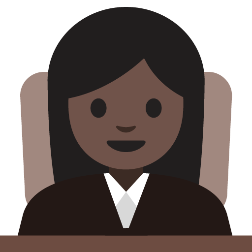 Woman Judge: Dark Skin Tone, the previous design