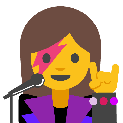 Woman Singer, the previous design
