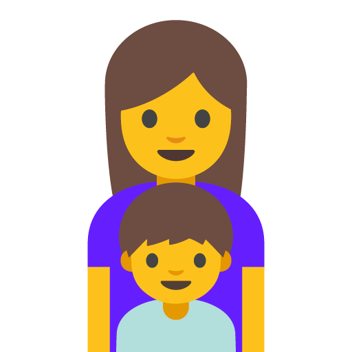 Family: Woman, Boy, the previous design
