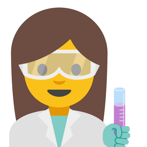 Woman Scientist, the previous design
