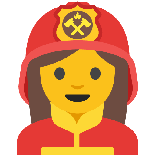 Woman Firefighter, the previous design