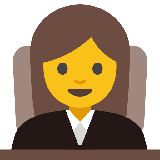 Woman Judge, the previous design