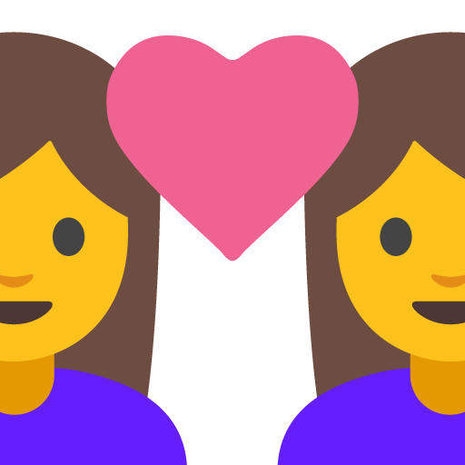 Couple with Heart: Woman, Woman, the previous design